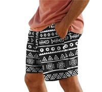 Maillot de bain Homme Mer Piscine Short Séchage Rapide Boxer grande taille Signé Bermuda Surf Beach Culottes Short Hawaïen Natation Vacances Cortez, Noir , 6XL