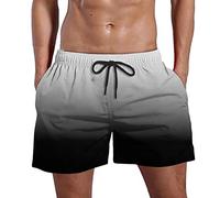 Maillot de bain Homme Mer Surf Sport Maillots de Piscine À Séchage Rapide Hawaïen Natation Short De Bain Grande Taille Avec Poches Pantalon De Plage Avec Cordon Réglable Piscine Boxer Mer, Noir , 5XL
