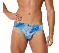 Maillot de Bain Homme Motif Oiseau Bleu et Fleur, Short de Plage, Bikini, Maillot de Bain Sexy