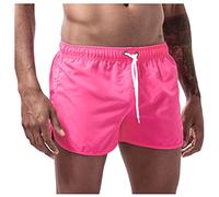 Maillot De Bain Homme Piscine étanche Séchage Rapide Short De Bain Homme Surf Plage Short Homme Casual Respirant Boxer Homme été Chic Short Sport Homme Ceinture Homme Elastique avec Cordon