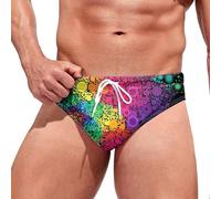 Maillot de Bain Homme Piscine, Maillot de Bain Triangle pour Homme Confortable et Doux Idéal pour la Natation Loisirs et Sources Chaudes Mode Hawaïenne