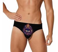 Maillot de Bain Homme Slip de Bikini à séchage Rapide, Style Gothique, avec troisième œil et Inspiration spirituelle.