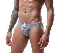 Maillot De Bain Homme Slip on Garcon Boxer A Bouton Bermuda 3/4 Homme Short Bleu Culotte Fausse Fesse Shorts Eté pour Piscine Plage Culottes et Slips Mini Sexy Chic Taille Haute Mens