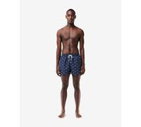Maillot de bain Lacoste Monogram Crocodile bleu marine vert - S
