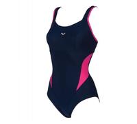 Maillot de bain - MAKIMURAX - Navy-rose violet - Brassière intégrée - Bretelles réglables - Effet ventre plat 44