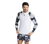 Maillot de bain manches longues Arena Rash Allover Blanc XL