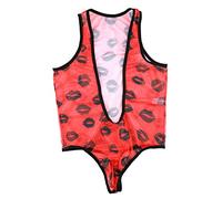 Maillot de bain Mankini sexy pour homme - String à bretelles - Body à bretelles - Maillot de bain sexy - String en C - Tanga, Rouge, XL