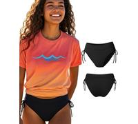 Maillot de Bain Menstruel Adolescente & Femme | Technologie AquaSecure | Flux Léger et Moyen | Bas de Maillot de Bain Menstruel | Natation, Piscine & Mer | Jeune Fille et Ado | Écologique et Oeko-TEX