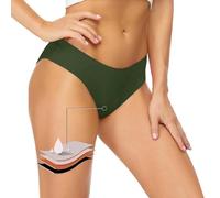 Maillot de Bain Menstruel Adolescente Période Bas de Bikini pour Femme Taille Haute Short de Bain Antifuite Culotte Menstruelle