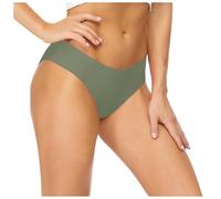 Maillot de Bain Menstruel Flux Abondant Culotte 4 Couches Bas Maillot Femme sans Coutures Regle Ado Sport Natation Plage Piscine Slip de Bikini Taille Haute Noir Adolescente Femme (Army Green-C, L)