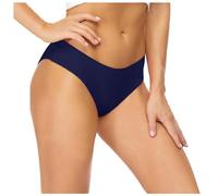 Maillot de Bain Menstruel Flux Abondant Culotte 4 Couches Bas Maillot Femme sans Coutures Regle Ado Sport Natation Plage Piscine Slip de Bikini Taille Haute Noir Adolescente Femme (Dark Blue-C, XL)