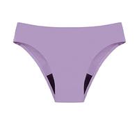 Maillot de Bain Menstruel Flux Abondant Femme, Culotte Menstruelle, Maillot de Bain Menstruel Adolescente, Fuite Menstruation Bas de Bikini Short de Bain Absorbant Taille Haute Violet Clair, S