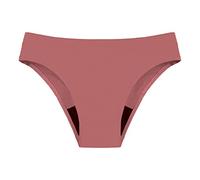 Maillot de Bain Menstruel Flux Abondant Femme, Culotte Menstruelle, Maillot de Bain Menstruel Adolescente, Fuite Menstruation Bas de Bikini Short de Bain Absorbant Taille Haute Pastèque Rouge, XS