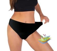 Maillot de Bain Menstruel, Pantalon menstruel pour la Natation Culotte Menstruelle Sous-vêtements Menstruels étanches UPF 50+ Fuite Menstruation Bas de Bikini pour Filles Adolescentes et Femmes