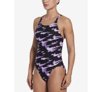 Maillot de bain Nike Swim Hydrastrong Multi PR une pièce noir et lilas femme - 26