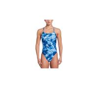 Maillot de bain Nike Swim Performance Practice Cutout One Piece bleu blanc femme - 32