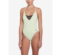 Maillot de bain Nike Swim Icon Crossback One Piece vert clair femme - XL