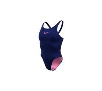 Maillot de bain nike swim logo graphic pebble fastback bleu femme