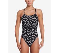 Maillot de bain Nike Swim Performance Practice Cutout One Piece noir blanc femme - 34