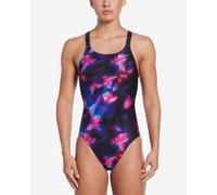 Maillot de bain Nike Swim Performance Practice Fastback One Piece bleu marine rose femme - 34