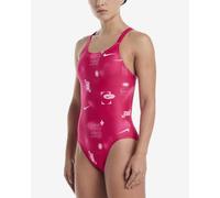 Maillot de bain Nike Swim Performance Practice Fastback One Piece rose blanc femme - 32
