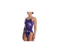 Maillot de bain nike swim team olympics print cutout violet femme