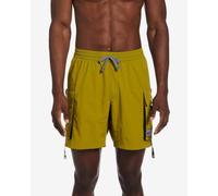 Maillot de bain Nike Swim Volley Belt Logo 7" jaune - XS