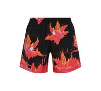 Maillot De Bain Noir Et Rouge Alexander Mcqueen