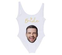 Maillot de bain personnalisé pour femme - Maillot de bain personnalisé avec visage photo une pièce - Maillot de bain amusant pour petite amie femme - Maillots de bain personnalisés - Fête sur la plage