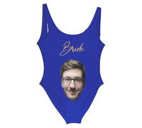 Maillot de bain personnalisé pour femme - Maillot de bain personnalisé avec visage photo une pièce - Maillot de bain amusant pour petite amie femme - Maillots de bain personnalisés - Fête sur la plage