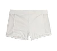 Maillot de bain pour femme en maille latérale semi-transparente à angle plat - Pantalon de bain tendance pour la plage, les printemps chauds - Quatre coins - Pour l'été, la plage, la piscine, les
