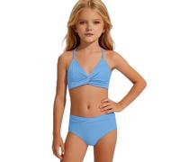 Maillot de bain pour fille, en élasthanne, pour un usage quotidien, avec détails de design, y compris maillot de bain deux pièces dos nu bikini adolescent ; maillot de bain profil du produit indiqué