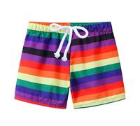 Maillot de bain pour garçon-Bébé Garçon-Caricature-Natation-Nourrisseur-Petit Enfant Maillot de Bain Plage 28Y Maillot de Bain Court-Circuit Natation Enfant Garçon Maillots de Bain, rouge, 7-8 ans