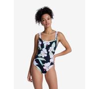 Maillot de bain Roxy Printed Essentials Lace noir vert rose femme - L