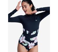 Maillot de bain Roxy The Rider Zipped noir vert rose femme - S