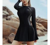 Maillot de bain, S-XL à manches longues, robe de protection solaire, couleur décontractée, maillot de bain à élasticité moyenne, toutes saisons, usage quotidien, maison, hôtel, vêtements de nuit pour