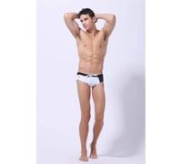 Maillot de Bain Sexy Boxer Blanc Taille M Modèle : Pacha