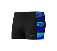 Maillot de bain speedo aquashort hyperboom panel noir bleu homme