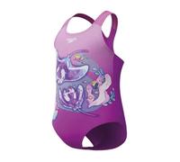Maillot de bain - Speedo - Digital Printed - Filles - Rose - Violet - Dos nageur 104