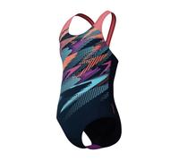 Speedo Digi Placement Splashback Swimsuit Bleu 15-16 Years Fille