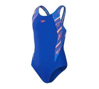 Maillot de bain - Speedo - ECO Hyper Boom Splice - Filles - Bleu - Orange - Dos musculaire 164