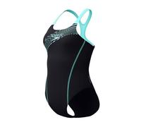 Maillot de bain - Speedo - Eco Medley Logo Medalist - Noir - Bleu clair - Femme 44