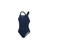 Maillot de bain speedo femme boom allover medalist bleu noir