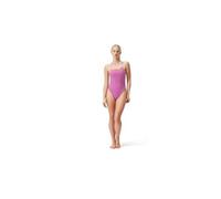 Maillot de bain speedo solid vback rose bleu