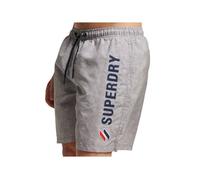 Maillot de bain - Superdry - Homme - Logo code - Gris - Synthétique S