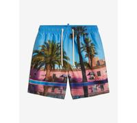 Maillot de bain Superdry Photographic 17 pouces bleu vert rose - M