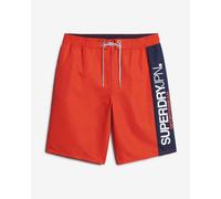 Maillot de bain Superdry Sportswear rouge noir - L