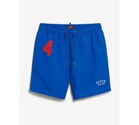 Maillot de bain Superdry Vintage Loco 17 pouces bleu rouge - M