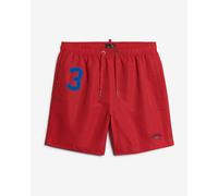Maillot de bain Superdry Vintage Loco 17 pouces rouge bleu - L
