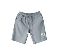 Maillot De Bain Transbronzant Homme - Ceinture Loisirs Grande Taille D'été Lin Mode Hommes Plage Cordon Lâche Shorts Pantalons Hommes Carte Connecté